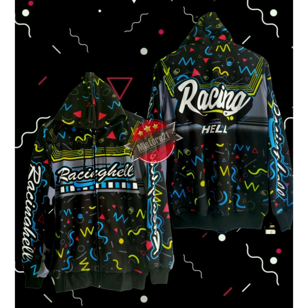 TERLARIS JAKET RACING HELL FULLPRINTING