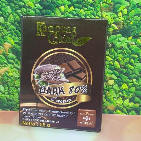 

Dark Coklat Coklat Diet Dark Chocholate 80% Kampung Coklat Blitar