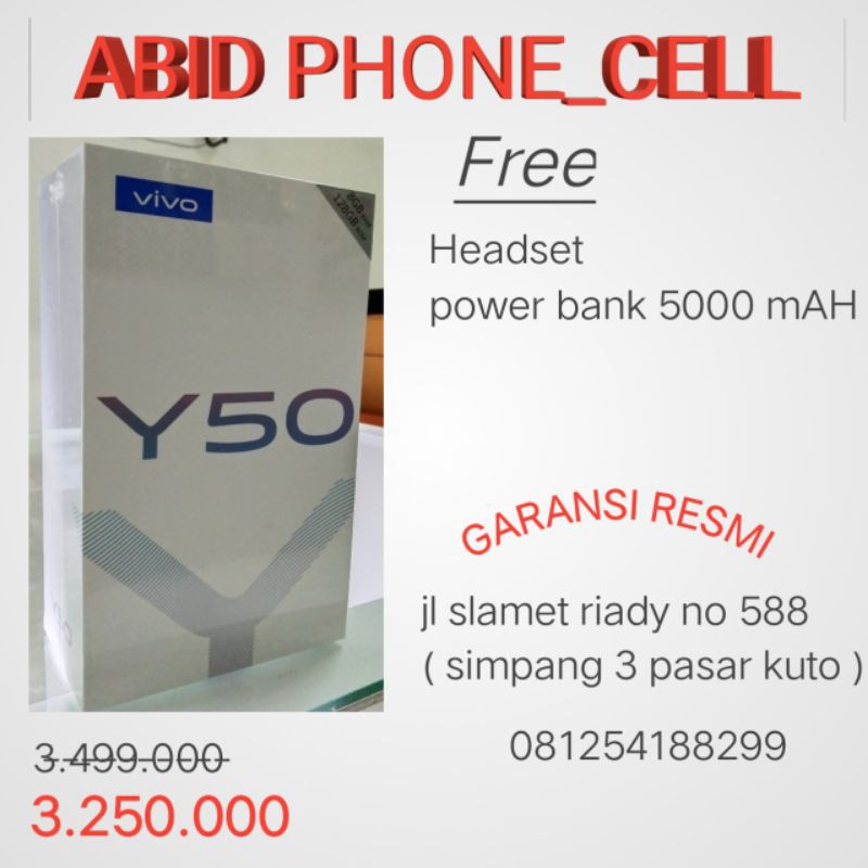 vivo y50 8/128