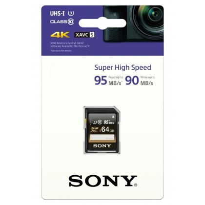 Sony SDXC 64GB/95MB/s SF-UZ Series / Memori Sony 64GB
