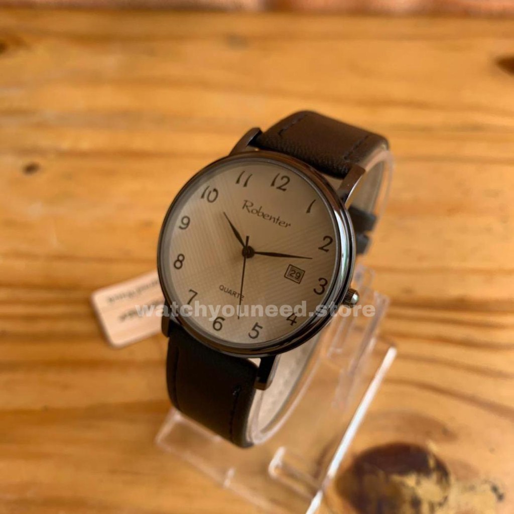 Jam Tangan Pria dan Wanita Robenter Unisex Jam Tangan Kasual Jam Tangan Elegan Original Rantai Kulit