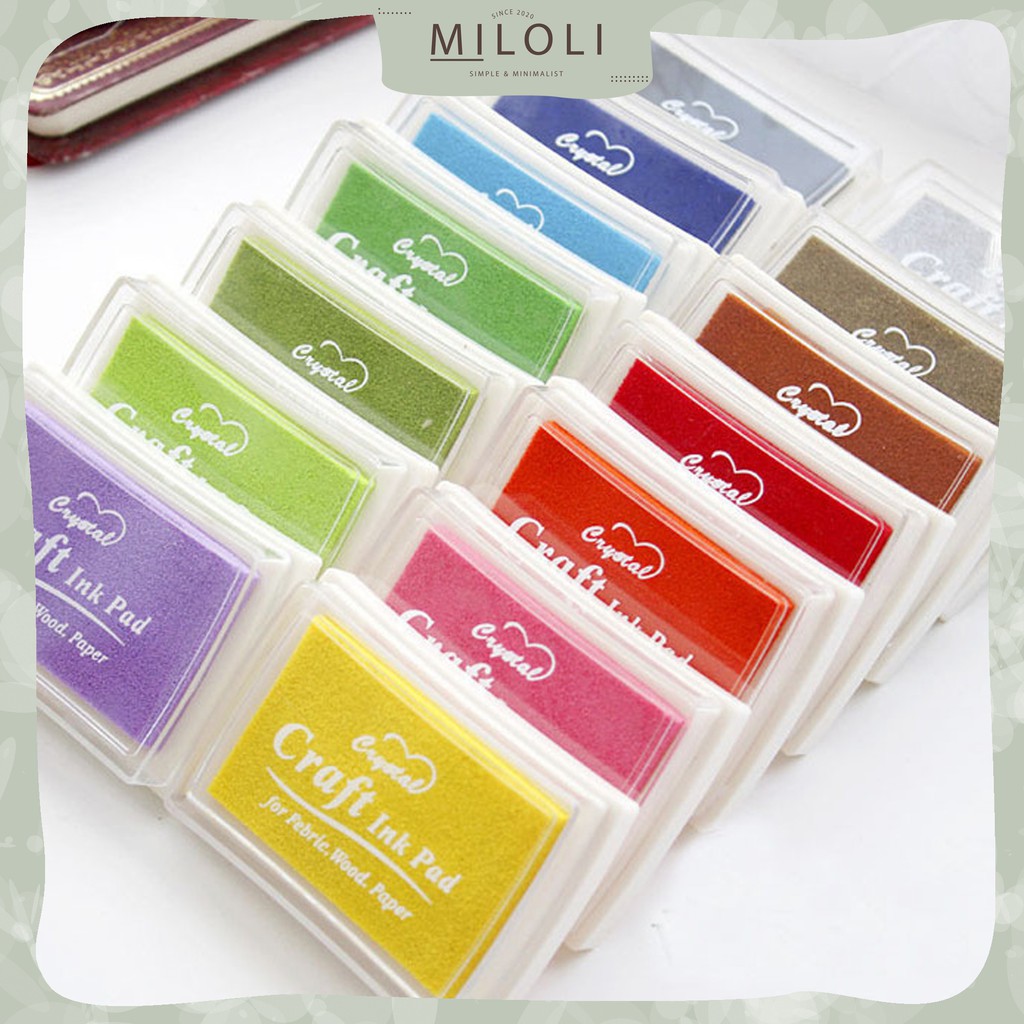 

[MILOLI] 1Pc Inkpad Tinta Stamp Warna - F0016
