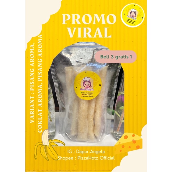 

KEJU AROMA / COKLAT ROLL / PISANG AROMA PREMIUM ISI 10pcs