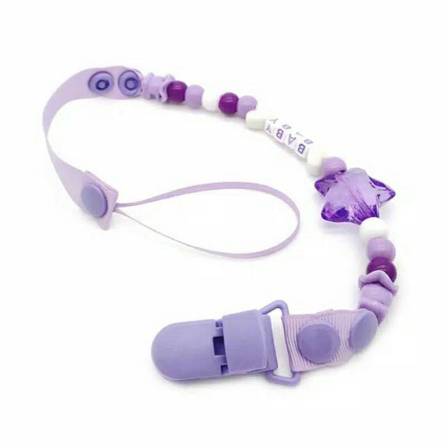 Pacifier Holder Chain Gantungan Empeng Tali Dot Penjepit Dot Bayi Klip Dot Buah Rantai Dot