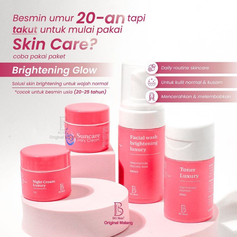 BG SKIN PAKET BRIGHTENING GLOW