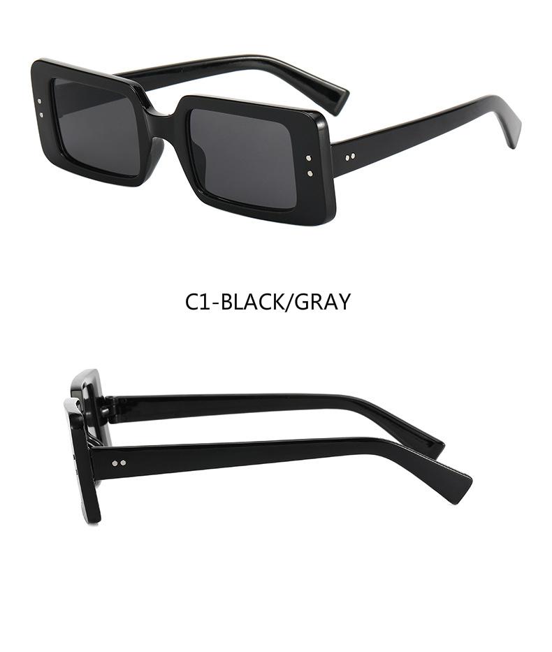 2021 new square ins trend European and American fashion small frame men's and women's sunglasses