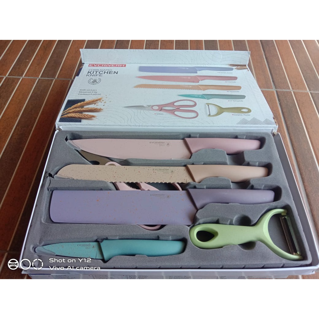 Pisau Corrugated kitchen knife by Evcriverh