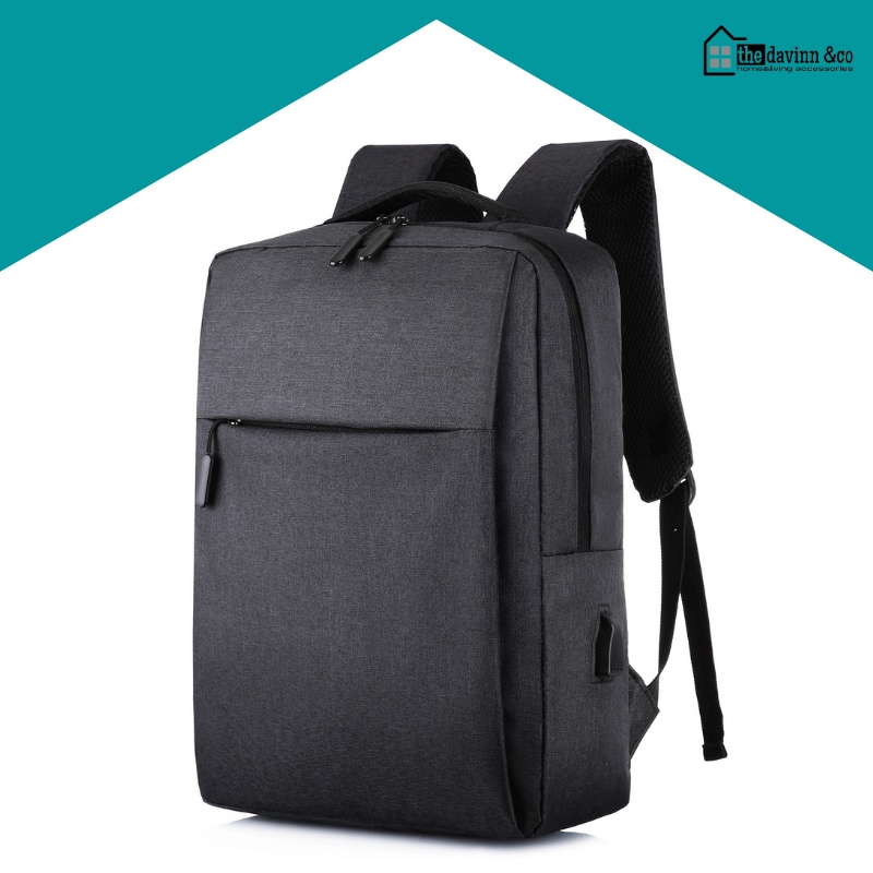 Tas Ransel Pria Wanita Ransel Laptop Tas Kerja Backpack Bahan Premium Pria Backpack Ransel Waterproof Anti Air USB Port Tas Ransel Kecil Anak Sekolah Ransel Kuliah Backpack Travelling Import Batam Kasual Tas Murah Multifungsi Terbaru