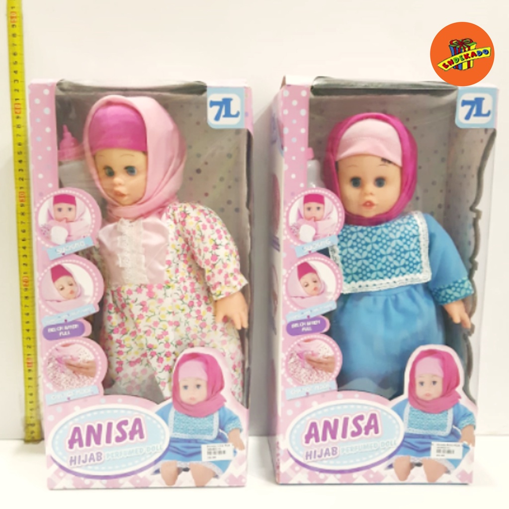 BONEKA ANNISA HIJAB CRYING &amp; LAUGHING - Boneka Anak Bayi Makassar