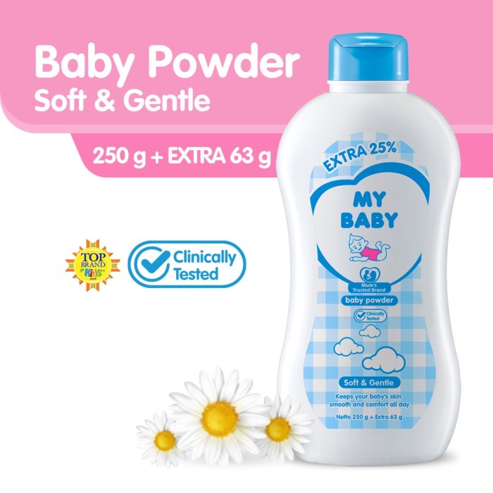 MY BABY Powder Soft &amp; Gentle 250g 250 g beda