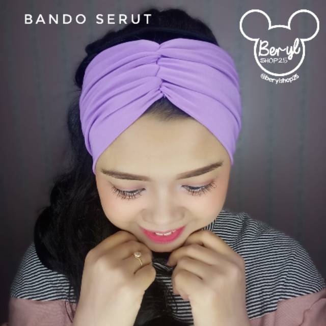 Bando/bandana/headband serut jersey