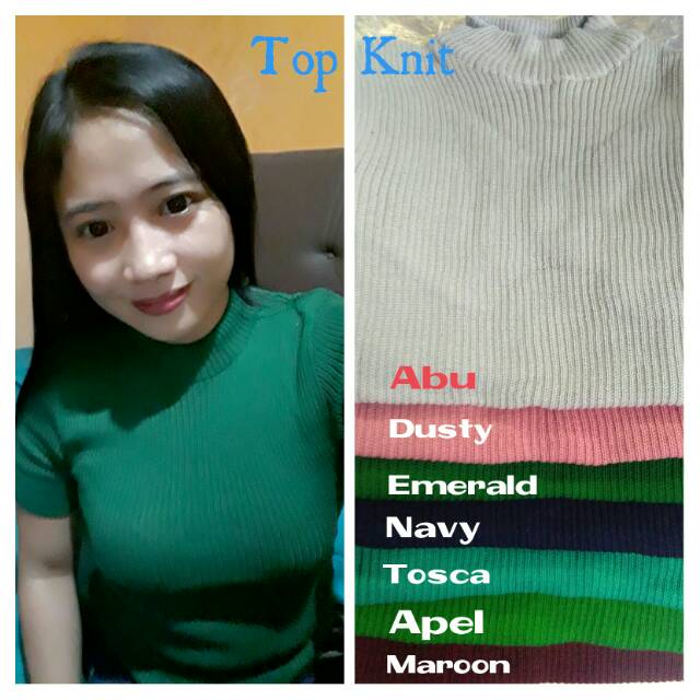 Top Line Kaos Cewek | Baju Atasan Rajut