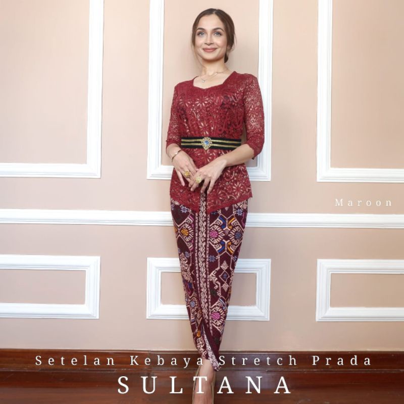 Setelan Kebaya Brokat Prad* Sultana