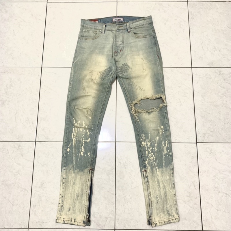 HAM Jeansku Denimitup M1-Vintage Blue Splash 30