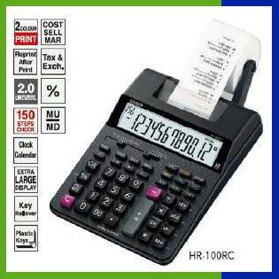 

Casio Hr100 Rc Calculator Printing/Kalkulator Struk/ Print 100Rc