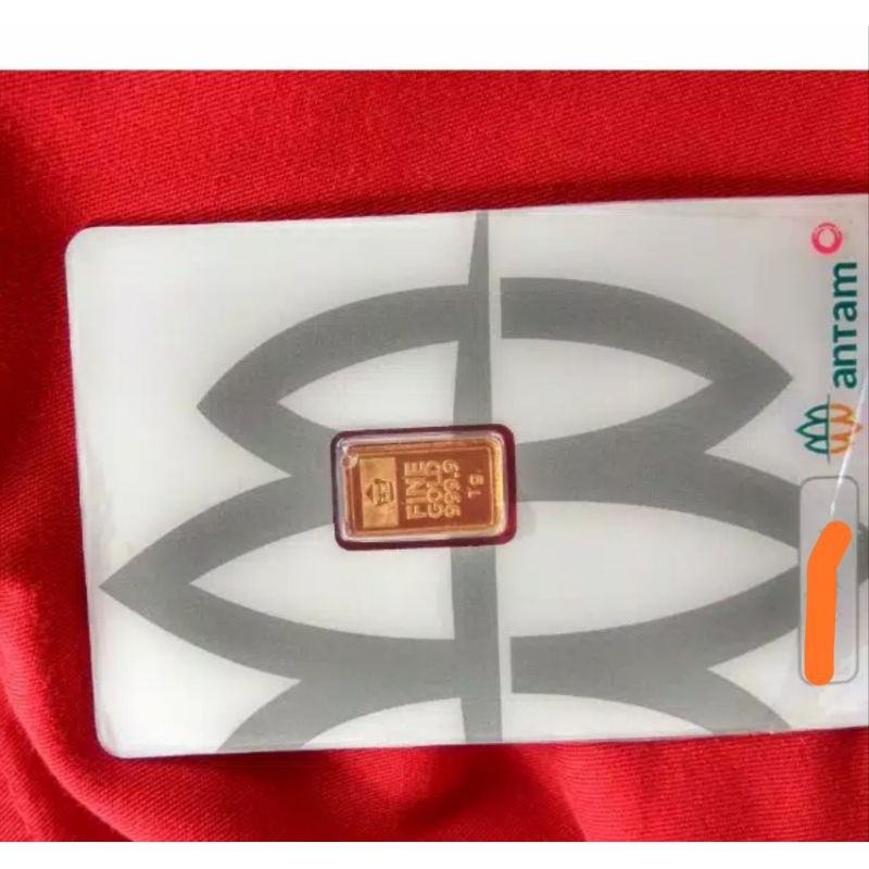 LOGAM MULIA ANTAM 1GRAM ORI-Redmark/RM