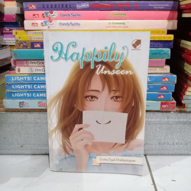 obral buku murah Novel best seller // remaja // wattpad // fantasi // sastra // fiksi // non fiksi part 31-Happily unseen