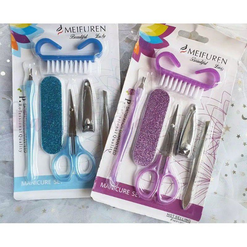 MANICURE SET 6 IN 1 GUNTING KUKU SET 6 IN 1