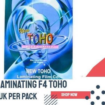 

♙ Plastik Laminating f4 toho / Laminating folio toho ⅍