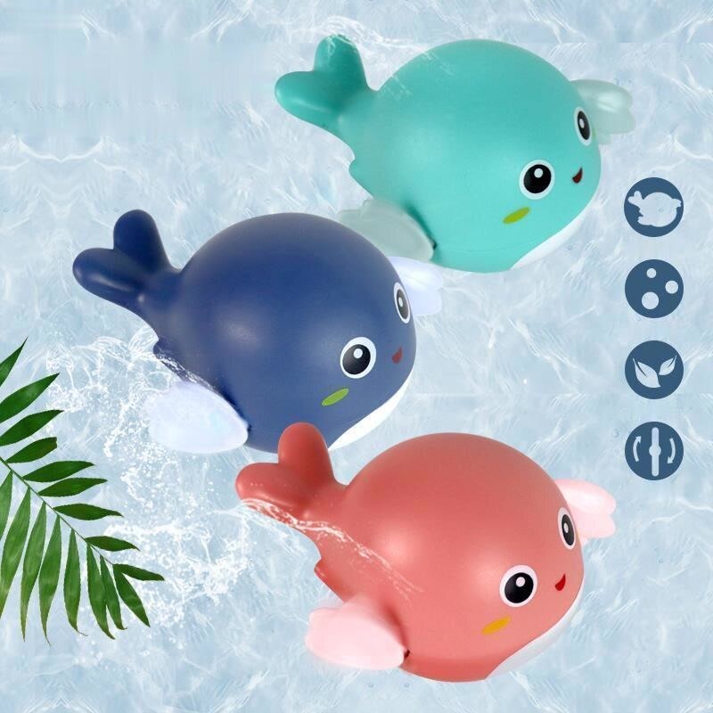 [BISA COD] 1 Pcs Mainan Mandi Bayi Bentuk Ikan Fish Dolphin Berenang Model Berenang Diputar Bath toys