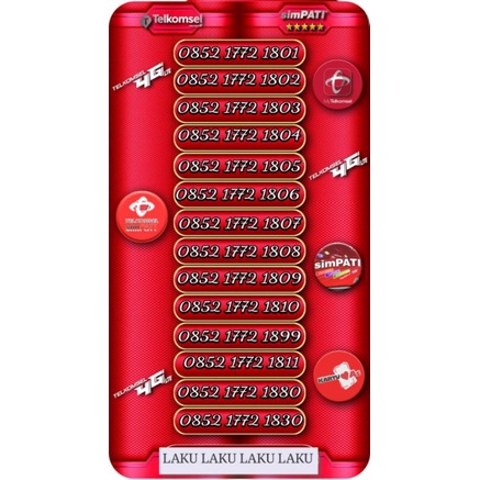 Kartu Telkomsel Cantik As Loop Simpati Aktif Terawat Seri Tahun Lahir