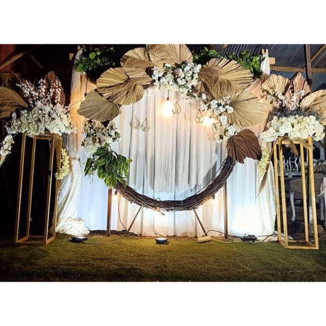 Wedding backdrop gawang