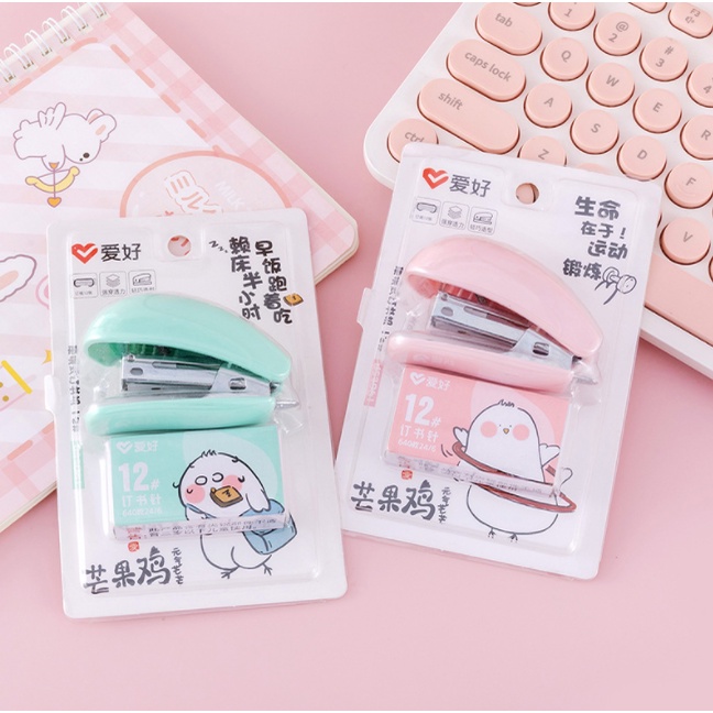 

Hekter mango chick lucu stapler karakter