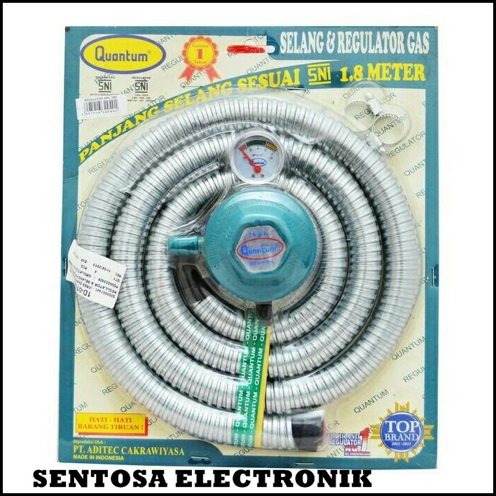 Selang Dan Regulator Gas Quantum SNI