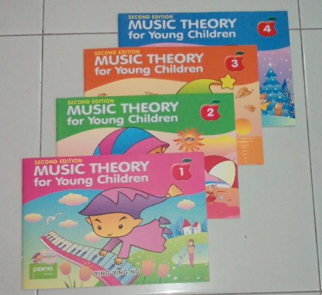 Buku piano 1 paket isi 4 Music Theory for Young Children