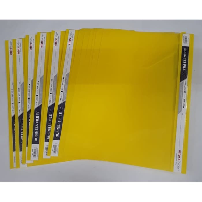 

MAP BUSINESS INTER-X BFX-100F | MAP PLASTIK | BISNIS FILE - Kuning