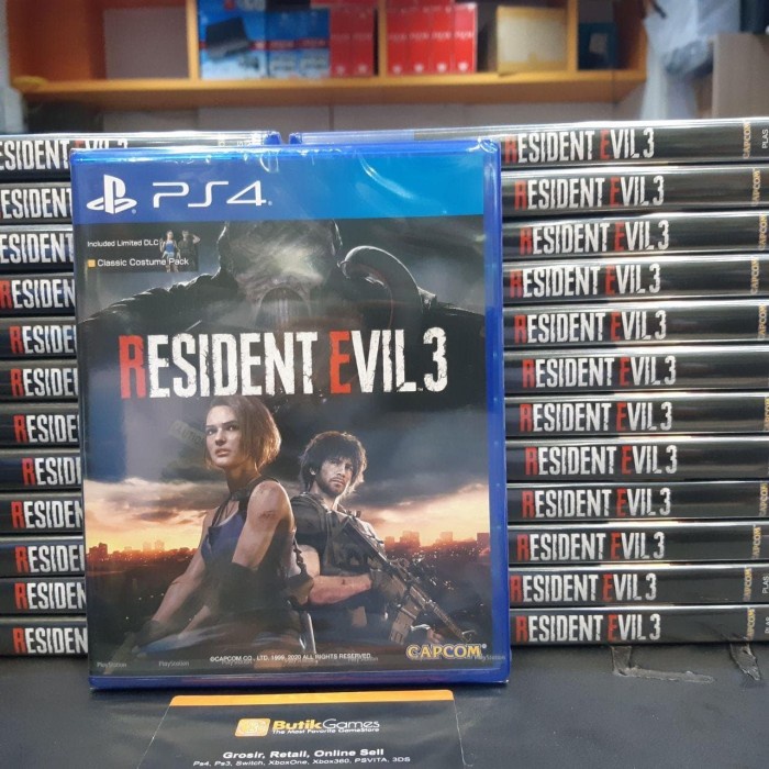 Resident Evil 3 Remake PS4 RE3 PS4 BD PS4 Kaset PS4