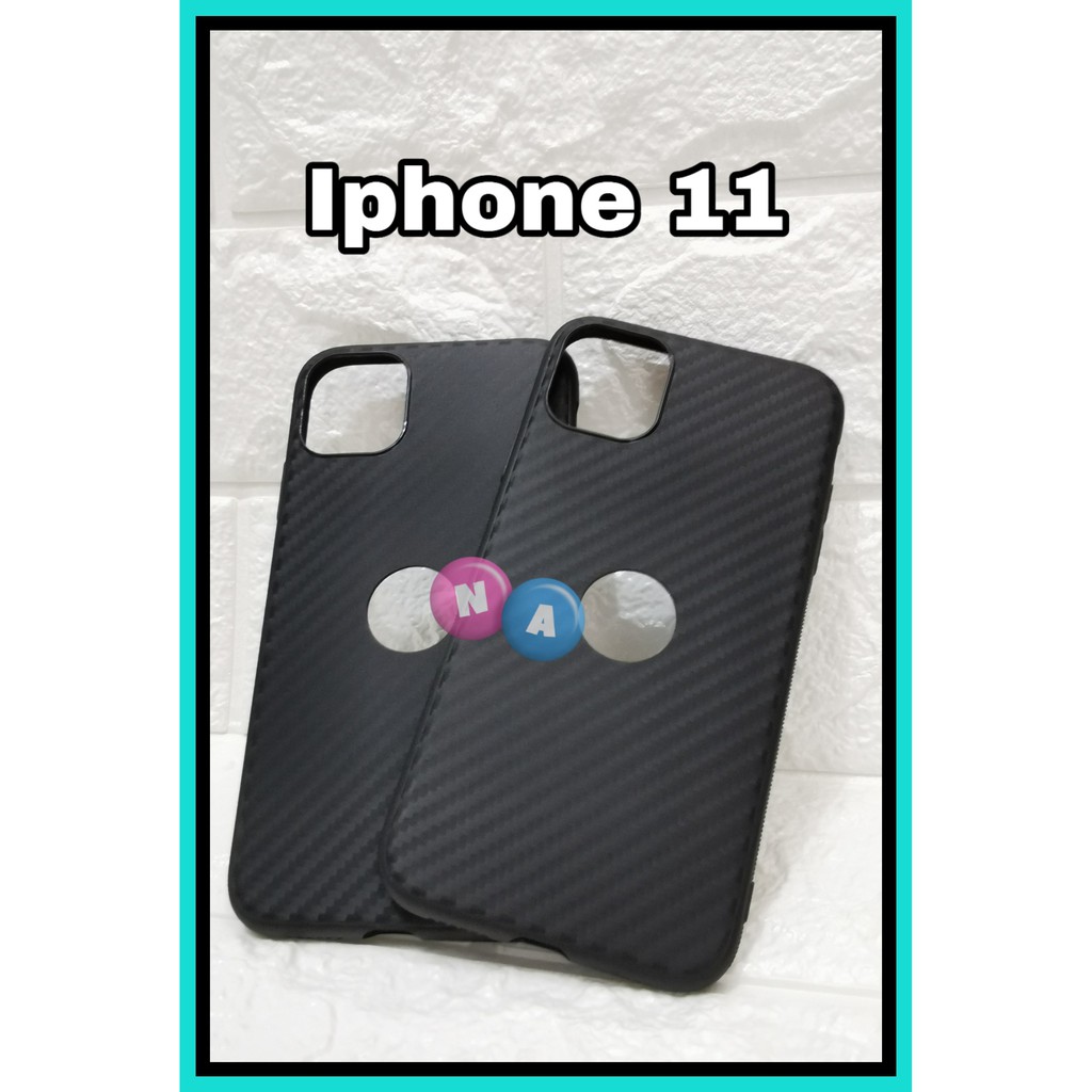 Silicon Case Carbon Iphone 11 - Iphone 11 Pro - Iphone 11 Pro Max - Softcase Carbon