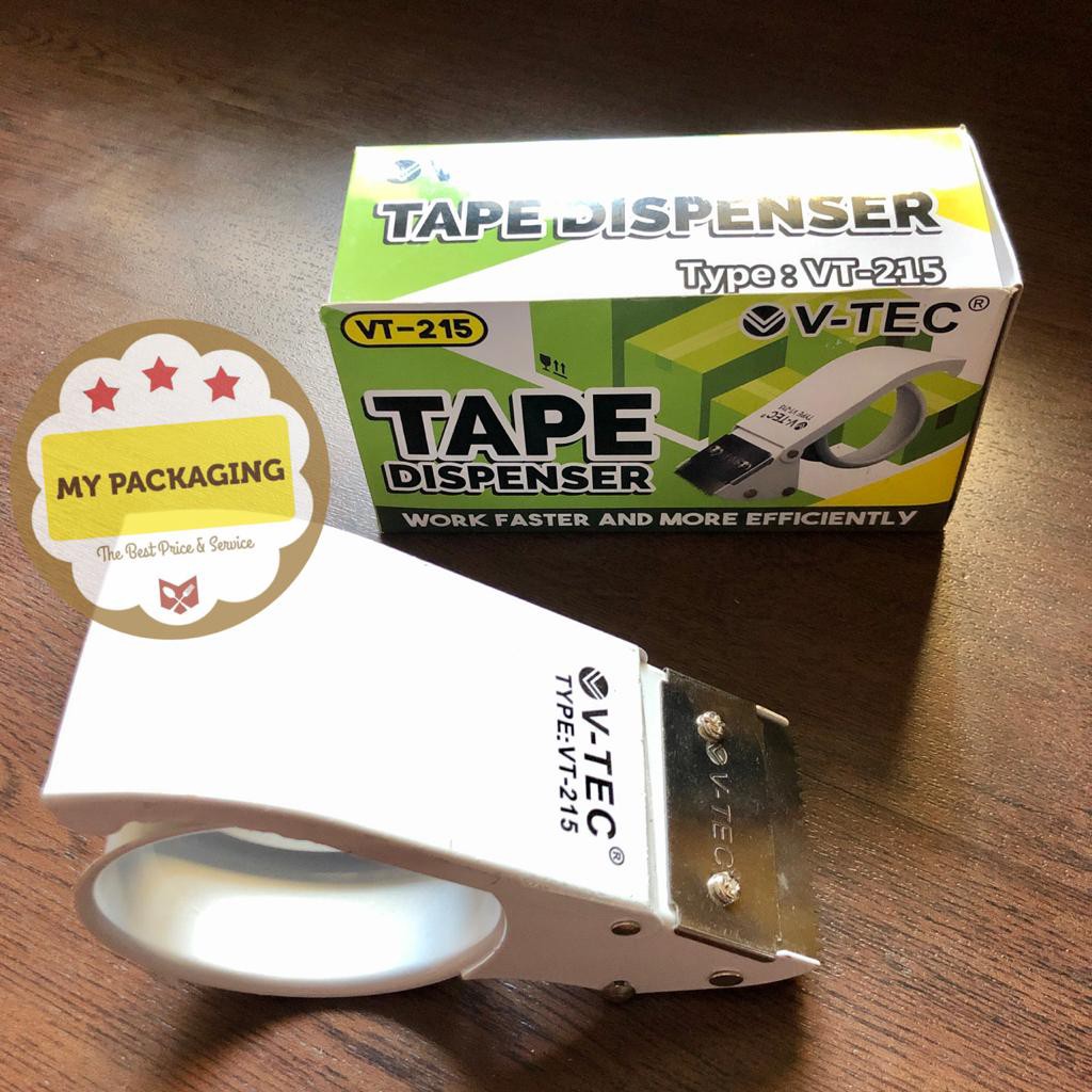 

Tape Dispenser Besi / Tape Cutter Besi / Pemotong Lakban gagang Besi
