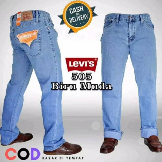 SK_celana panjang pria dewasa jeans Levis 505