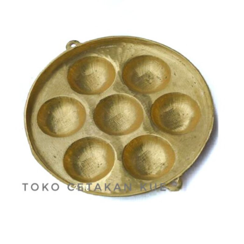 Cetakan Apem Khamir Cubit Kuningan