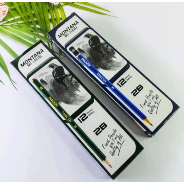 

[Eceran Pcs] Montana Pensil Tulis 2B Blue | MT 2B01