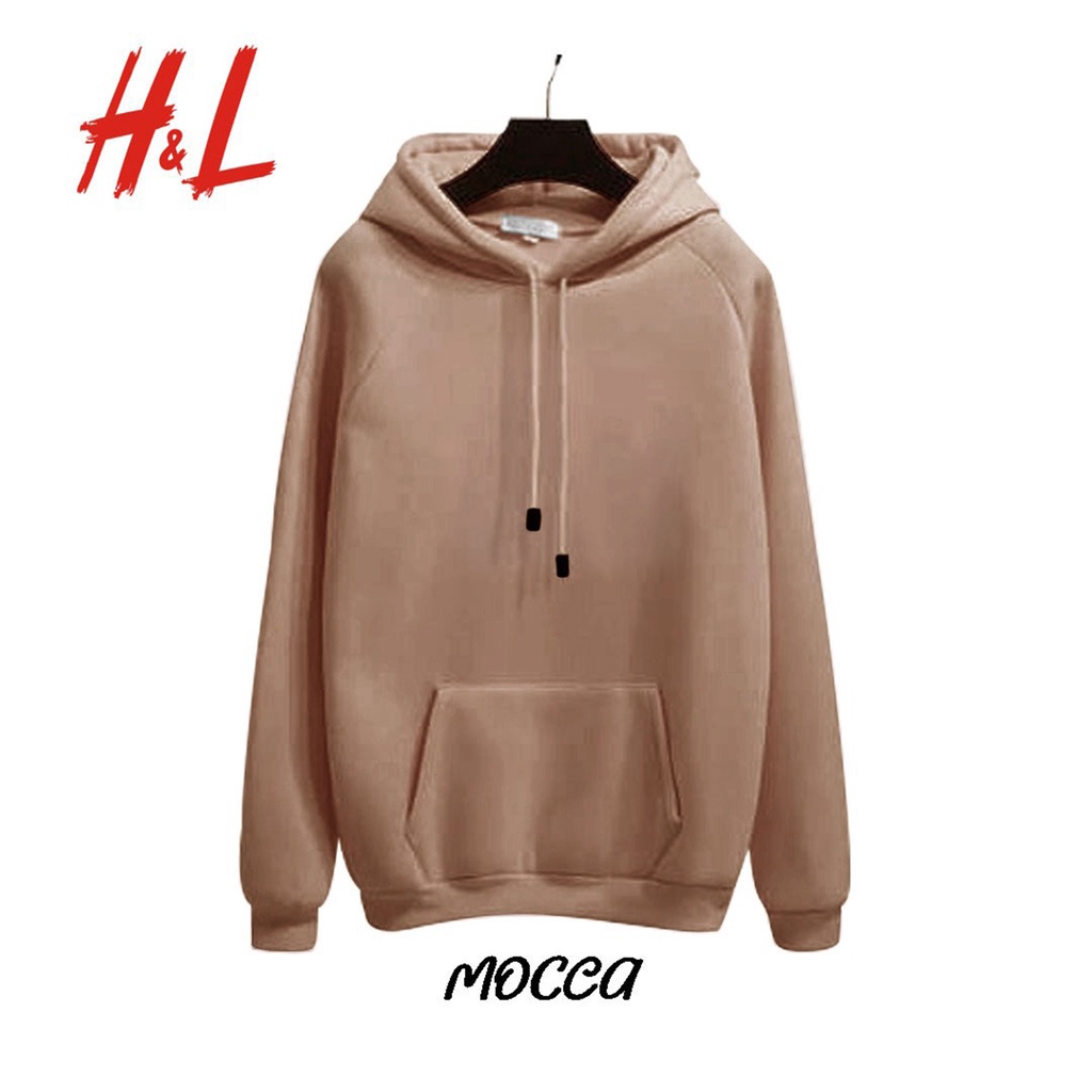 SWEATER HOODIE JEMPER POLOS DISTRO UNISEX matt COTTON fleece Premium TERMURAH TERLARIS-MOCCA