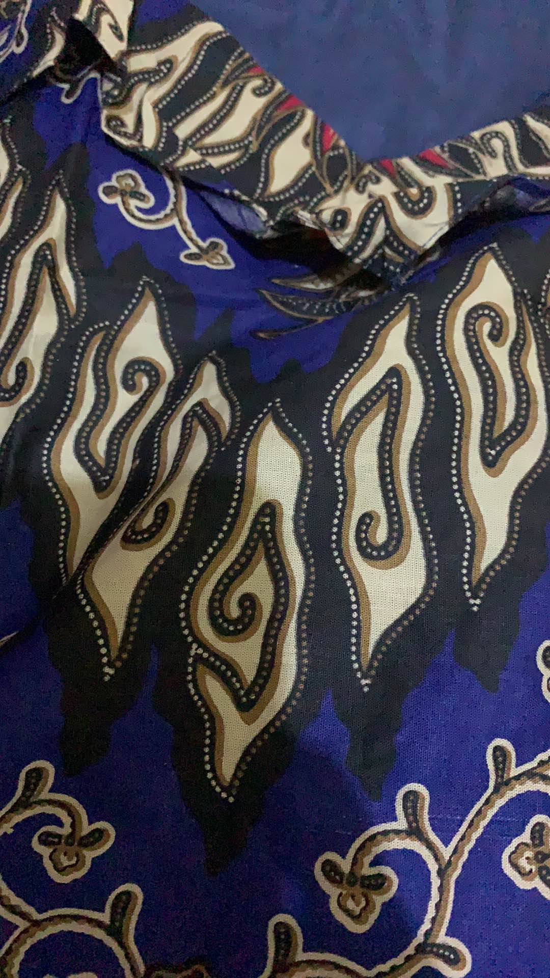 Atasan Batik Wanita Mega Soft Resleting Belakang 8810