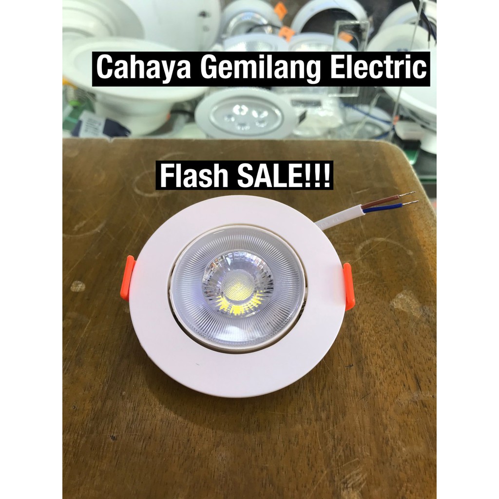 Lampu spotlight 5w 5watt downlight spotlight downlight cob spotlight