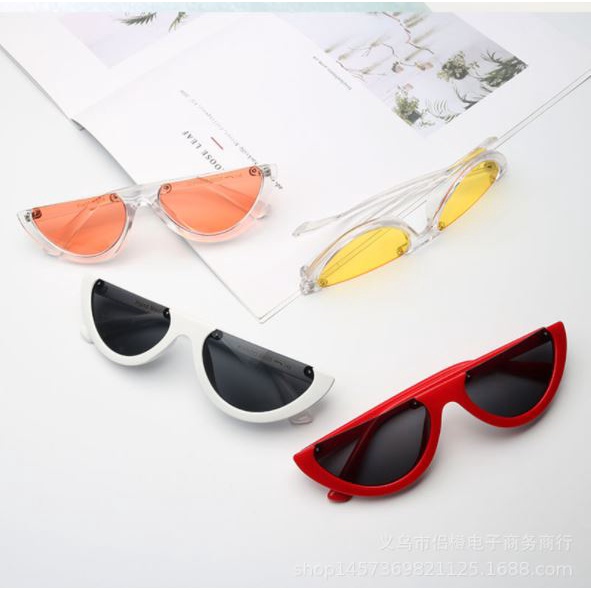 BV.ID KC110 KACAMATA KOREA KEREN ULZZANG TRIANGLE VINTAGE CAT EYE SUNGLASSES WOMEN MEN