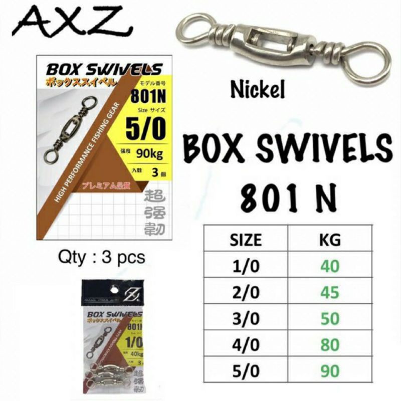 BOX SWIVEL AXZ / BOX SWIVEL 801N