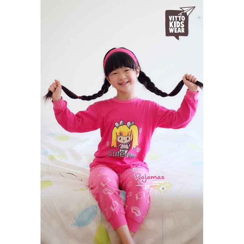 Piyama Anak Pajamas cute Sleepy Vitto