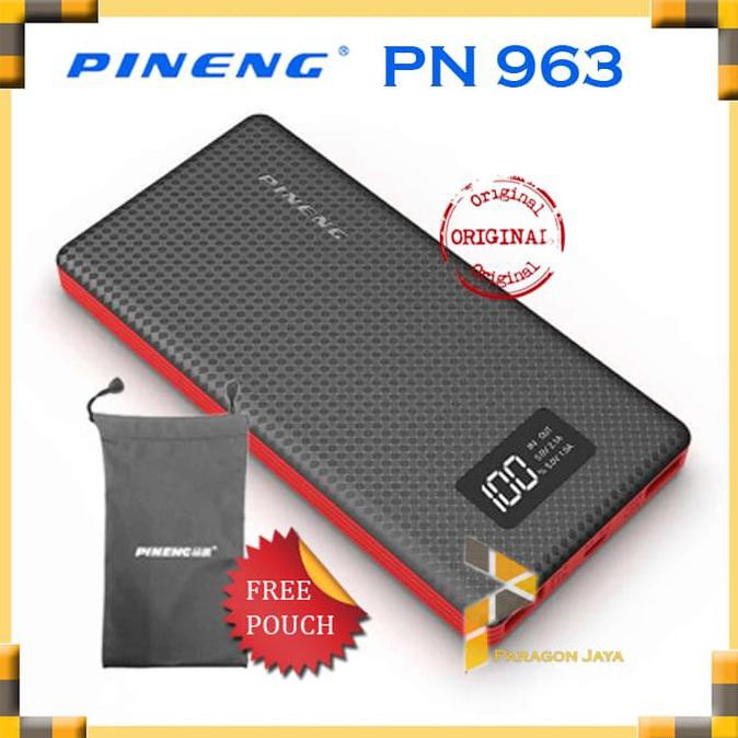 harga promo Barang bagus Powerbank Pineng / Pineng Powerbank PN-963 10000 mAh Hitam ORIGINAL