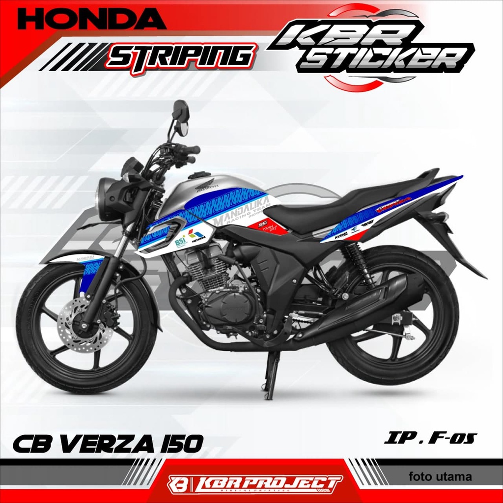 (COD) STIKER STRIPING CB VERZA 150 - STRIPING CB VERZA 150  variasi - 05