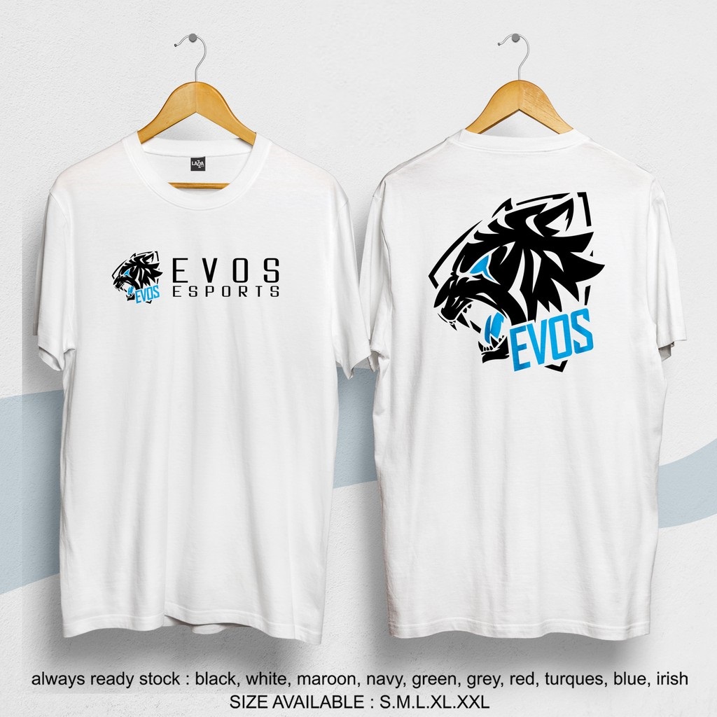 Kaos Baju Distro Game Gaming Evos ESPORTS v2 Mobile Legends,  Terlaris