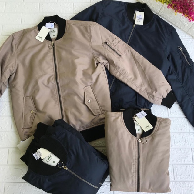 Jaket parasut Cole pria