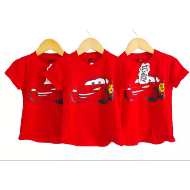 Kaos distro anak Kaos anak Baju anak Kaos anak Bermotif McQueen