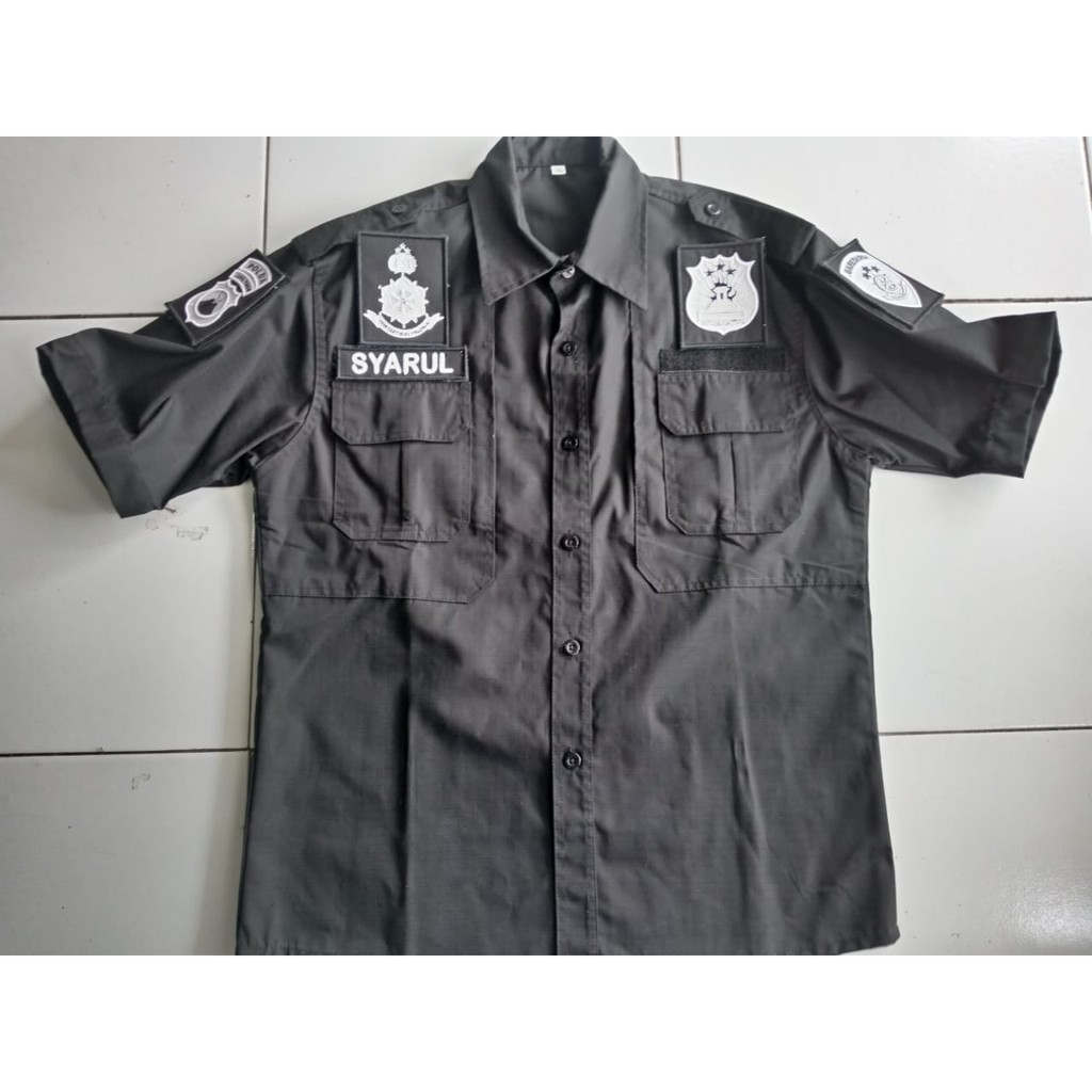 kemeja pendek/pdh tactical reskrim/umum custom/pesanan khusus