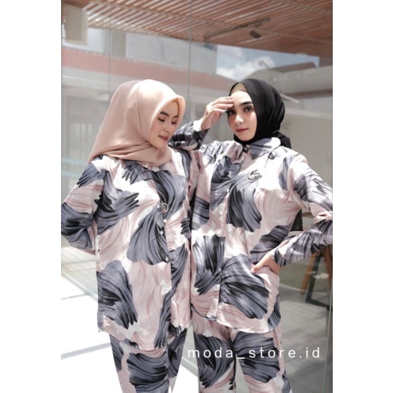 [BISA COD] Setelan Tie Dye / One Set Rayon / Premium Daily Set Pajamas