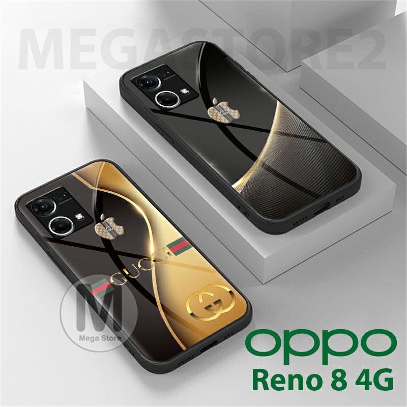 OPPO RENO 8 4G [ MG-185 ] Softcase Kaca OPPO RENO 8 4G Case Hp OPPO RENO 8 4G Casing Hp OPPO RENO 8 